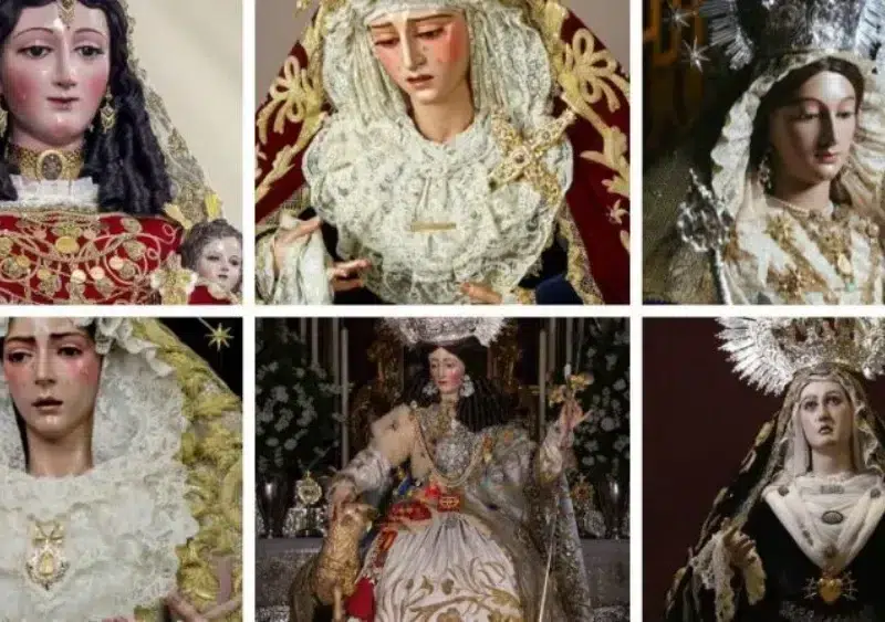 Las seis titulares que serán coronadas en 2025 / Archidiócesis de Sevilla