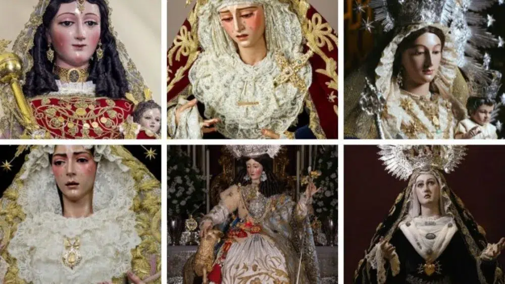 Las seis titulares que serán coronadas en 2025 / Archidiócesis de Sevilla