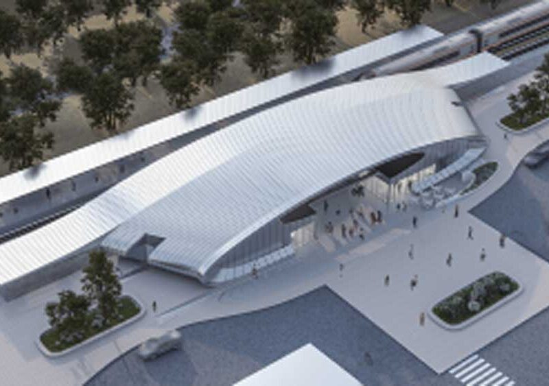 Diseño de la estación de Casilla de los Pinos (Dos Hermanas). - Adif