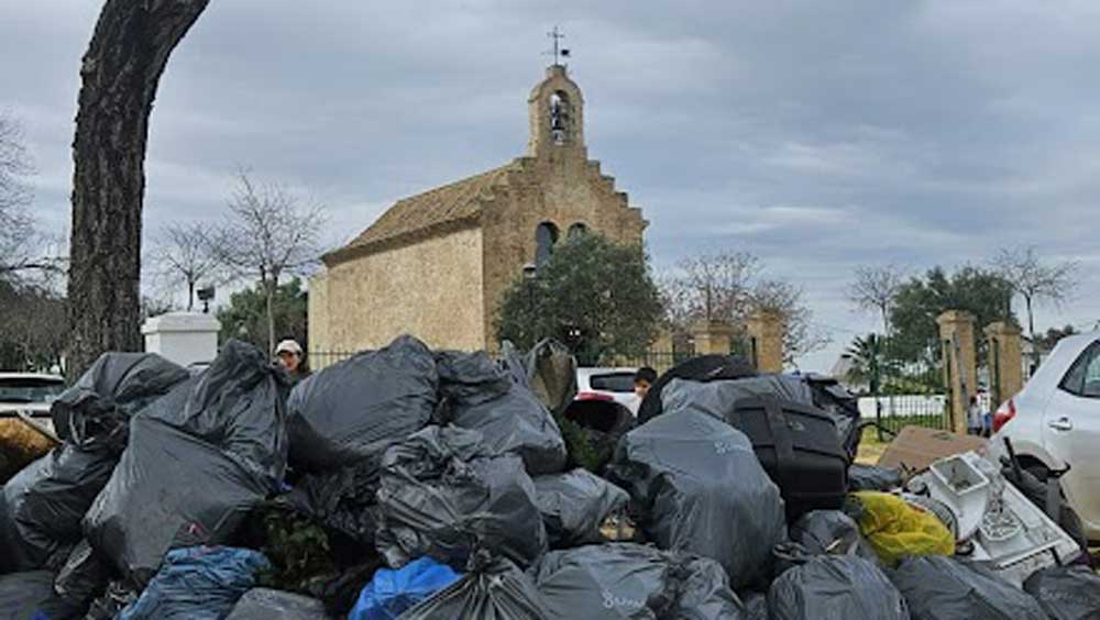 Recogida de basura en Cortijo de Cuarto - EVCC
