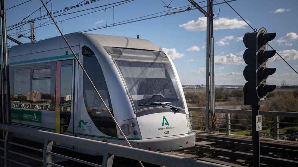 Metro en la ciudad de Sevilla