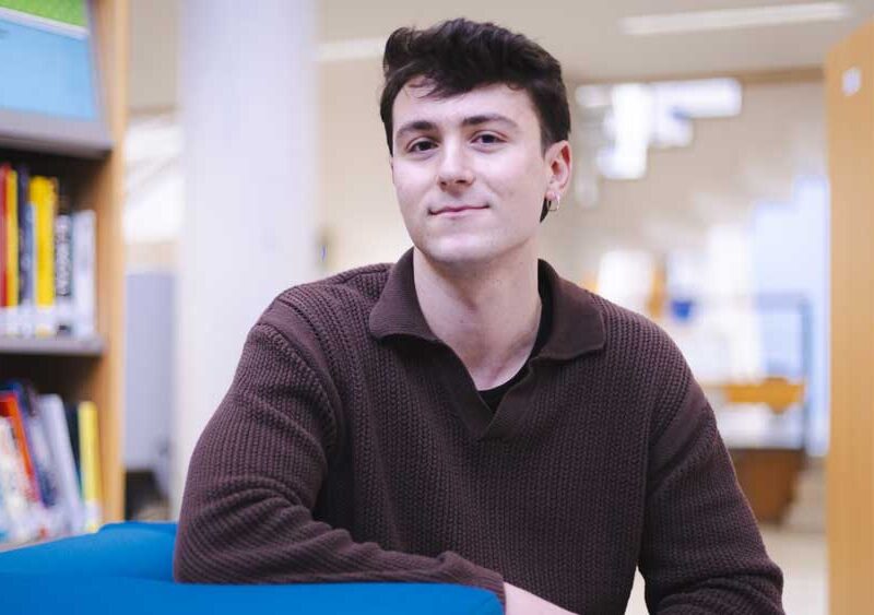 Víctor López, estudiante de la Universidad Pablo de Olavide. - UPO