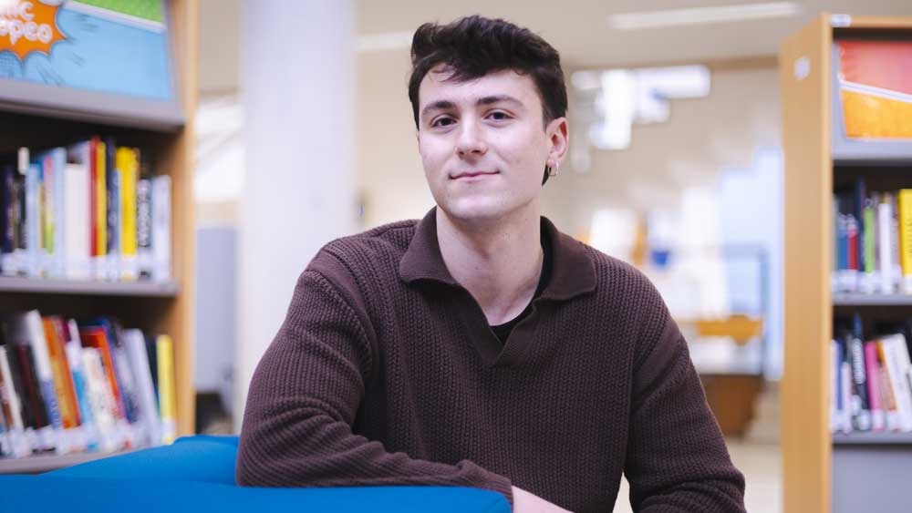 Víctor López, estudiante de la Universidad Pablo de Olavide. - UPO