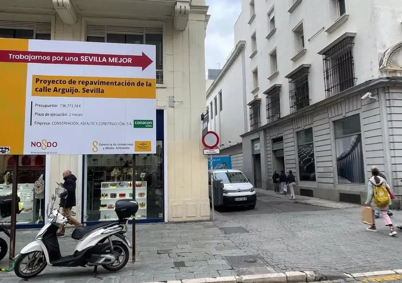 La calle Arguijo vista desde Imagen - Ayuntamiento de Sevilla