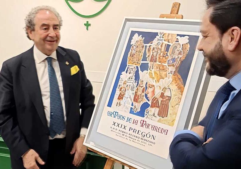 La Hermandad de la Macarena presenta el cartel del Pregón de los Armaos 2025. - Hermandad de la Macarena