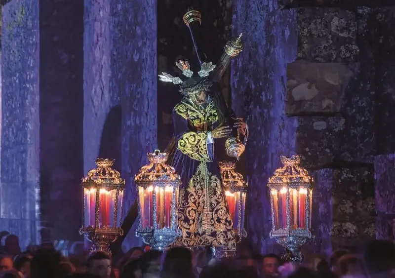 Cartel del Vía Crucis de Itálica de este 2025 - Daniel Palacios Cruz