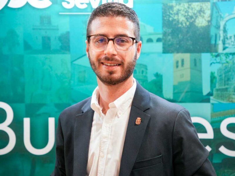 José Solano, alcalde de Las Cabezas, en Fitur 2025 / F. Amador