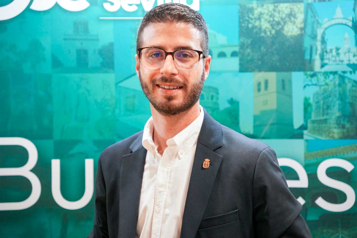 José Solano, alcalde de Las Cabezas, en Fitur 2025 / F. Amador