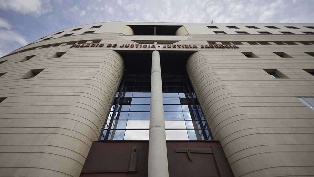Fachada del Palacio de Justicia de Navarra. - Eduardo Sanz / Europa Press