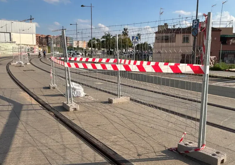 Las obras del tranvía de Alcalá - SA