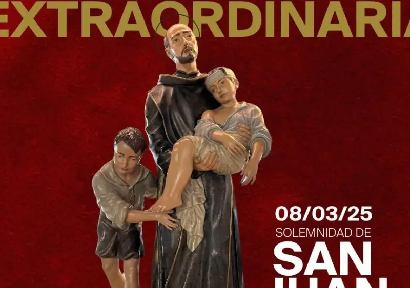 El cartel de la salida extraordinaria de San Juan de Dios - Hermandad de La Milagrosa