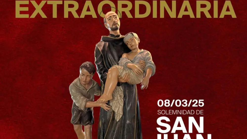 El cartel de la salida extraordinaria de San Juan de Dios - Hermandad de La Milagrosa