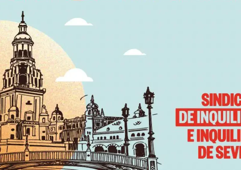 Cartel del sindicato de Inquilinas Sevilla - Sindicato Inquilinas Sevilla