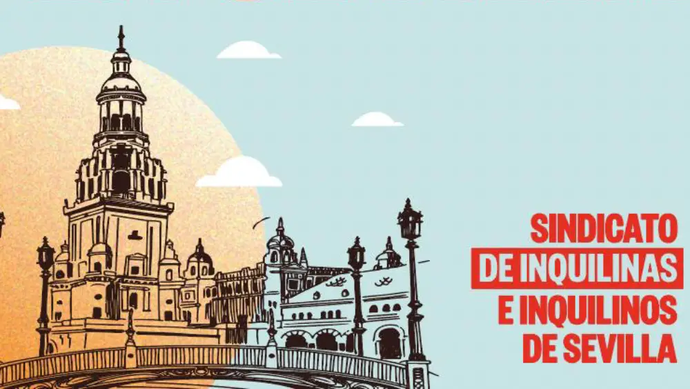 Cartel del sindicato de Inquilinas Sevilla - Sindicato Inquilinas Sevilla