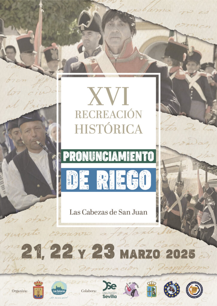 Presentación del nuevo cartel de la Recreación del Pronunciamiento de Riego en Las Cabezas de San Juan - Ayuntamiento