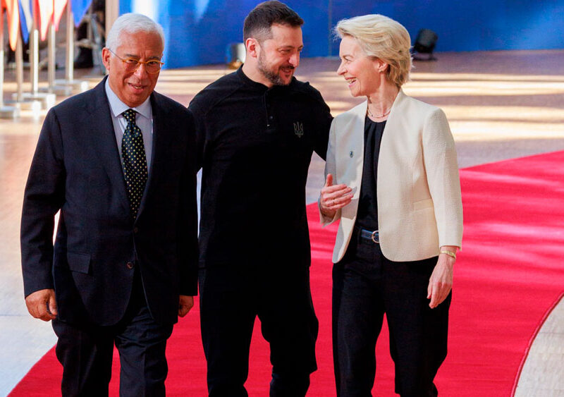 Imagen de la reunión del Consejo Europeo celebrado con motivo de la guerra de Ucrania este jueves en Bruselas / SA