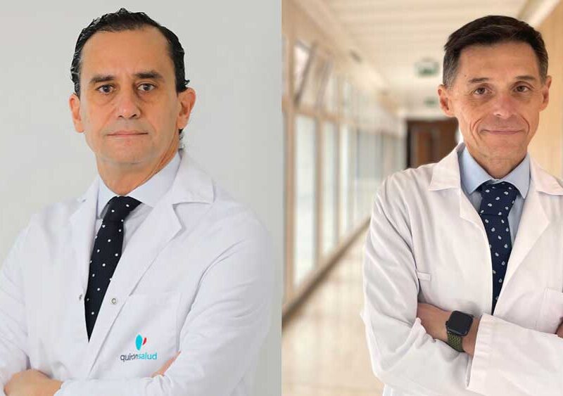 Los doctores Salvador Morales y Fernando de la Portilla. - QuirónSalud