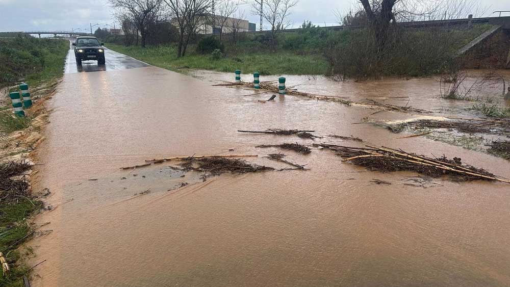 Imagen del arroyo Jondo a su paso por Lora este jueves. - Ayuntamiento de Lora del Río