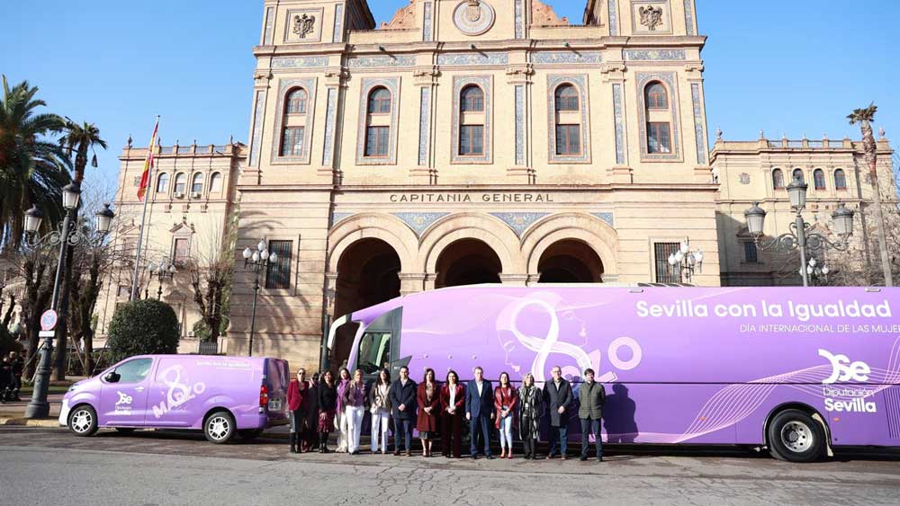 La caravana por la igualdad de Diputación llegará a 50 municipios de toda la provincia y recorrerá más de 6.000 kilómetros. - Rocío Ruz / Europa Press