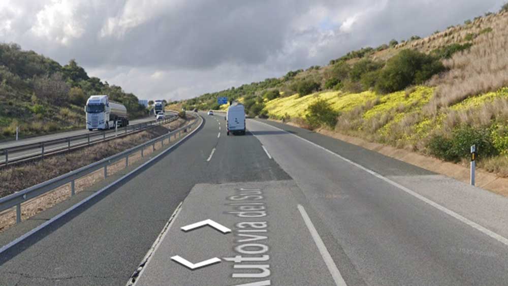 Imagen del kilómetro 505 de la autovía A-4. - 112 Andalucía