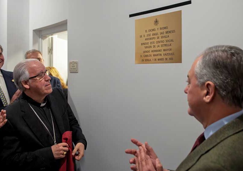 Bendición del nuevo Centro Social 'Virgen de la Estrella'. - Hermandad de la Estrella