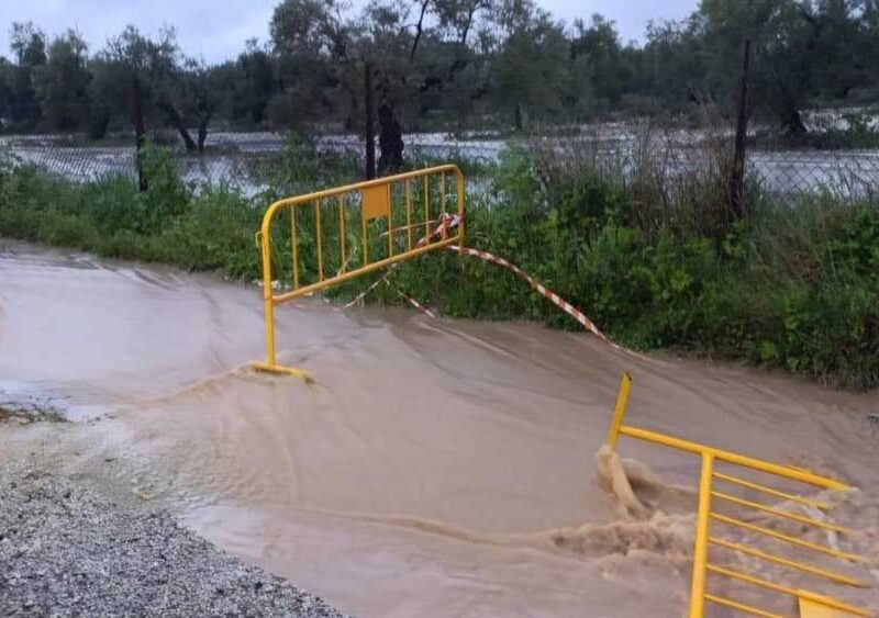 Anegaciones en caminos en Utrera. - Ayuntamiento de Utrera