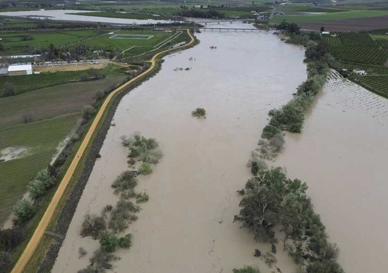 Crecida del Guadalquivir en Lora del Río. - Ayuntamiento de Lora del Río