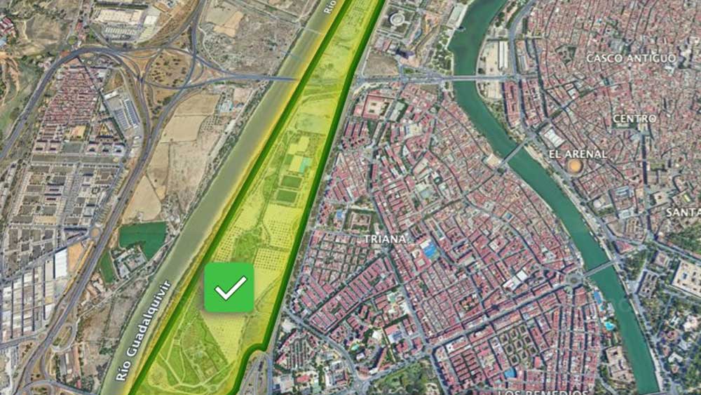 Se reduce el riesgo de inundación del cauce del Guadalquivir. - Emergencias Sevilla