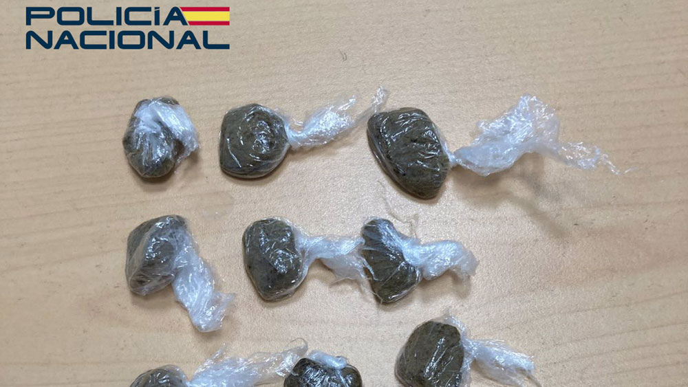 Envoltorios de hachís incautados por la Policía Nacional. - Policía Nacional