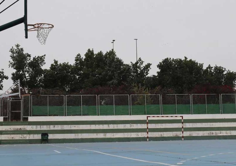 Instalaciones deportivas del IES Punta del Verde, ubicado en terrenos de la Autoridad Portuaria. - IES Punta del Verde