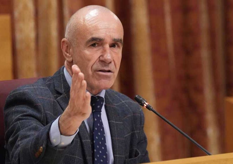 El portavoz del grupo socialista, Antonio Muñoz, durante un pleno - María José López - Europa Press