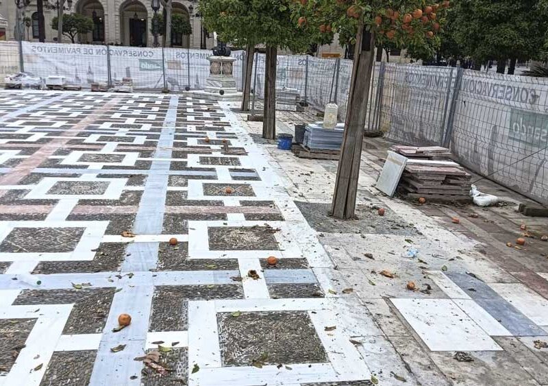 Obras en la Plaza Nueva. - PSOE Sevilla