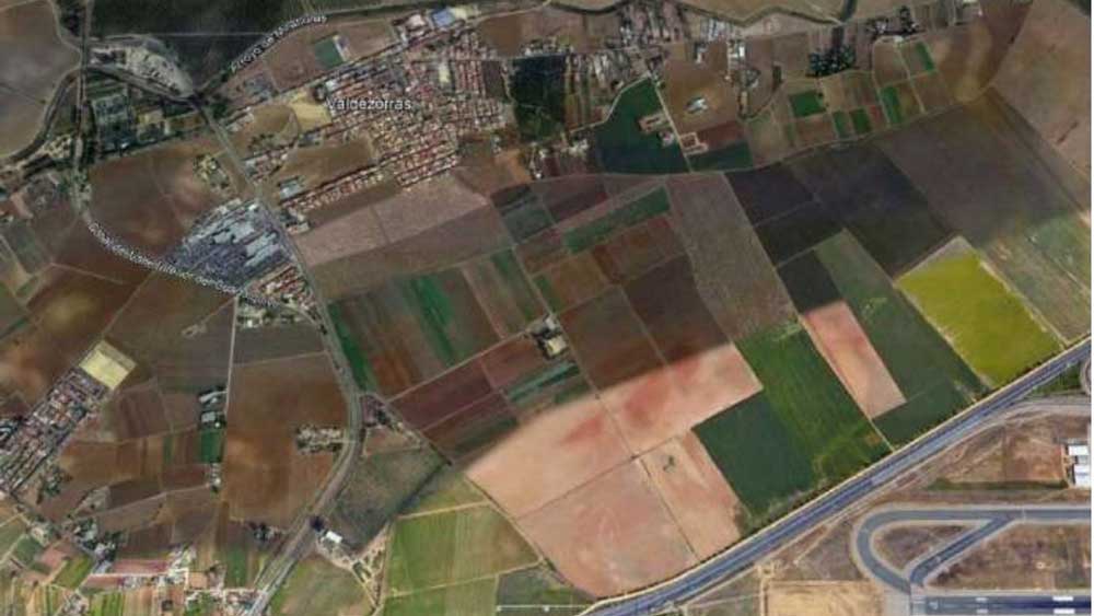 Vista aéra de los terrenos de San Nicolás Oeste, próximos a la barriada de Valdezorras. - Ayuntamiento de Sevilla
