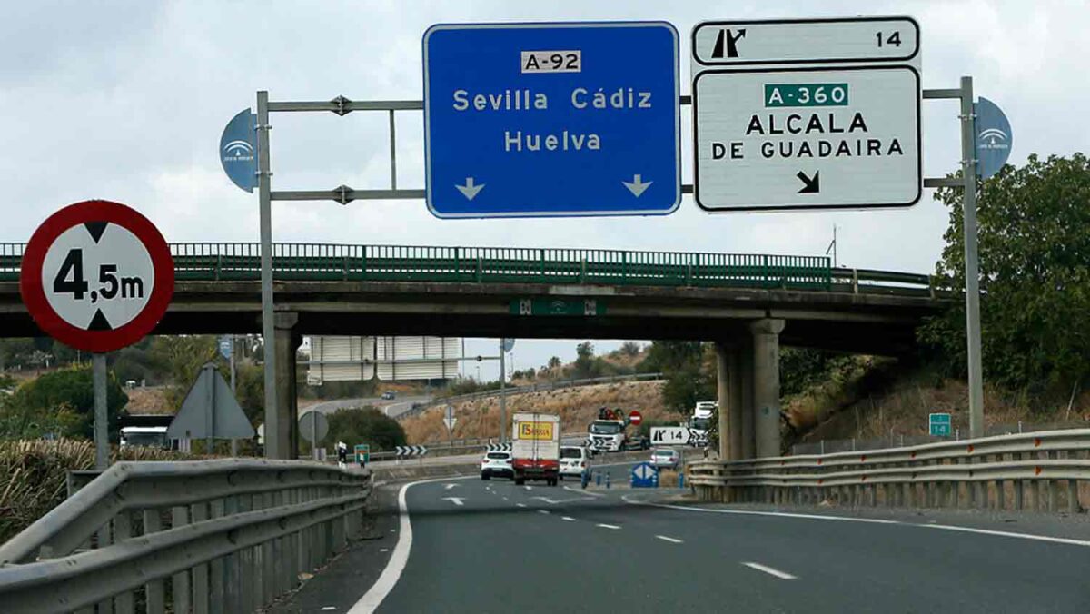 Cortes de tráfico en la A-92 en el tramo sentido Sevilla a su paso por Estepa.- Junta de Andalucía