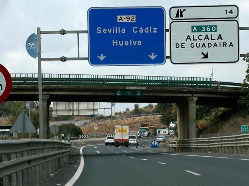 Cortes de tráfico en la A-92 en el tramo sentido Sevilla a su paso por Estepa.- Junta de Andalucía