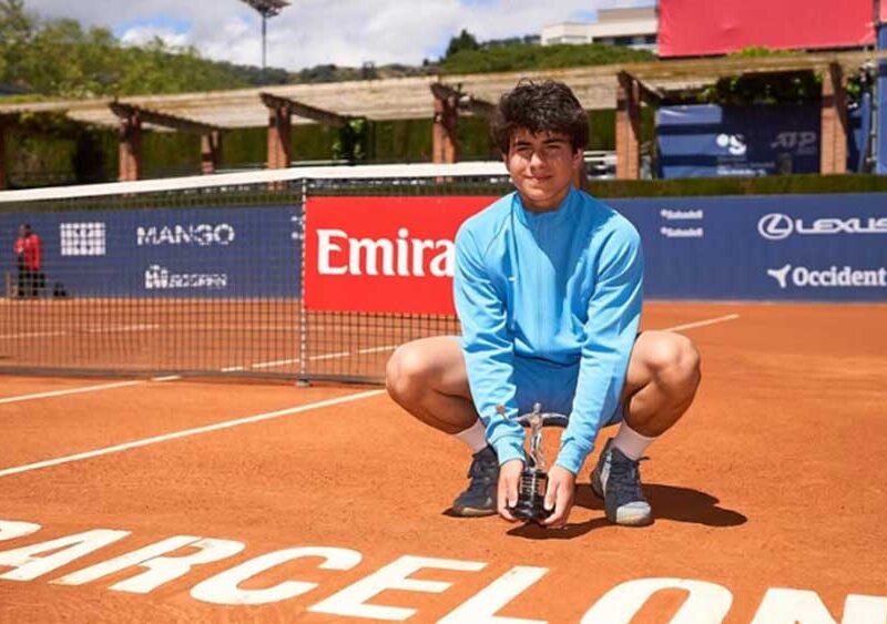 Pepe García en el Barcelona Open Sabadell. - Federación Andaluza de Tenis