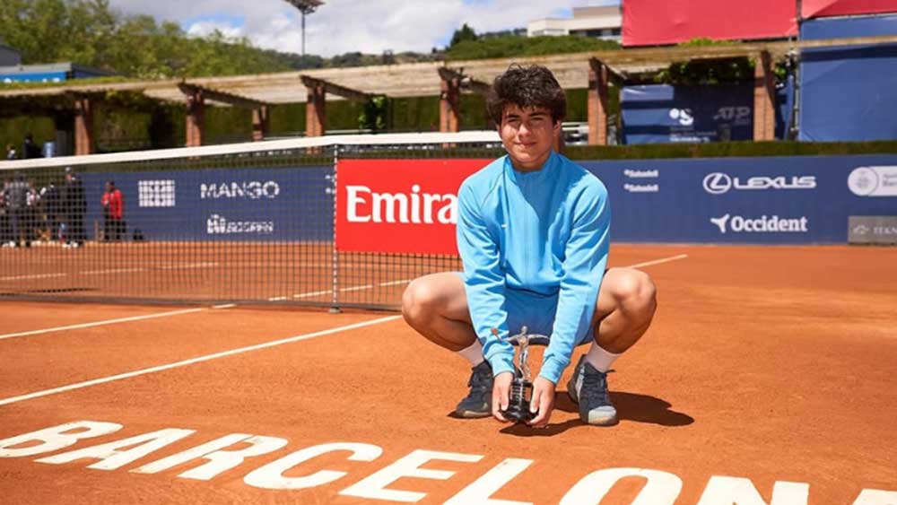 Pepe García en el Barcelona Open Sabadell. - Federación Andaluza de Tenis