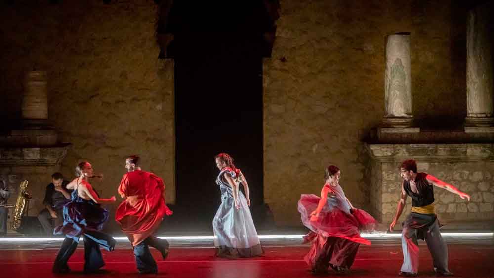 'Los Bailes Robados' de David Coria en el festival de danza de Itálica. - DIputación de Sevilla