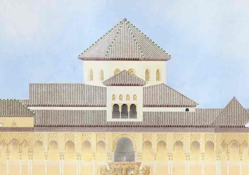 Dibujo de la Alhambra de estudiantes de la Universidad de Sevilla. - Universidad de Sevilla
