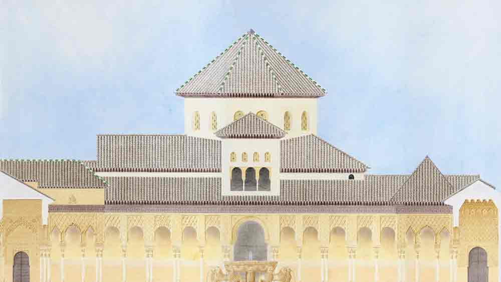 Dibujo de la Alhambra de estudiantes de la Universidad de Sevilla. - Universidad de Sevilla