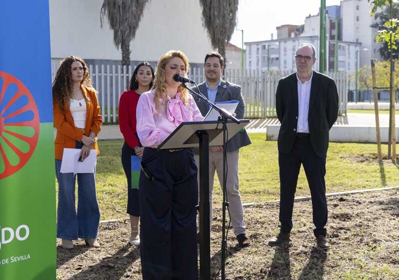 Acto en el Polígono Sur por el Día del Pueblo Gitano. - Ayuntamiento de Sevilla