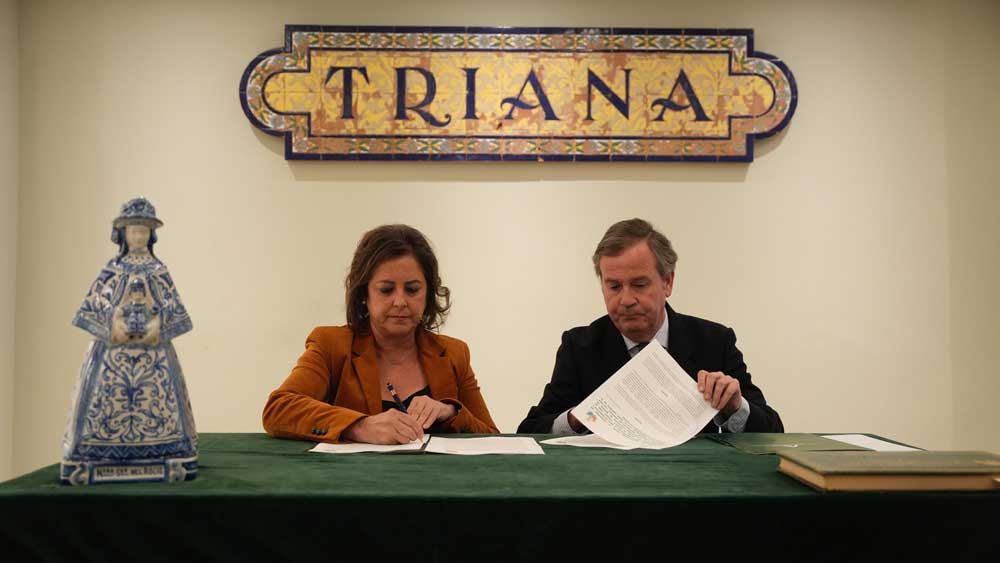 Firma del convenio por la preservación de Doñana entre la Junta y la Hermandad del Rocío de Triana. - Junta de Andalucía