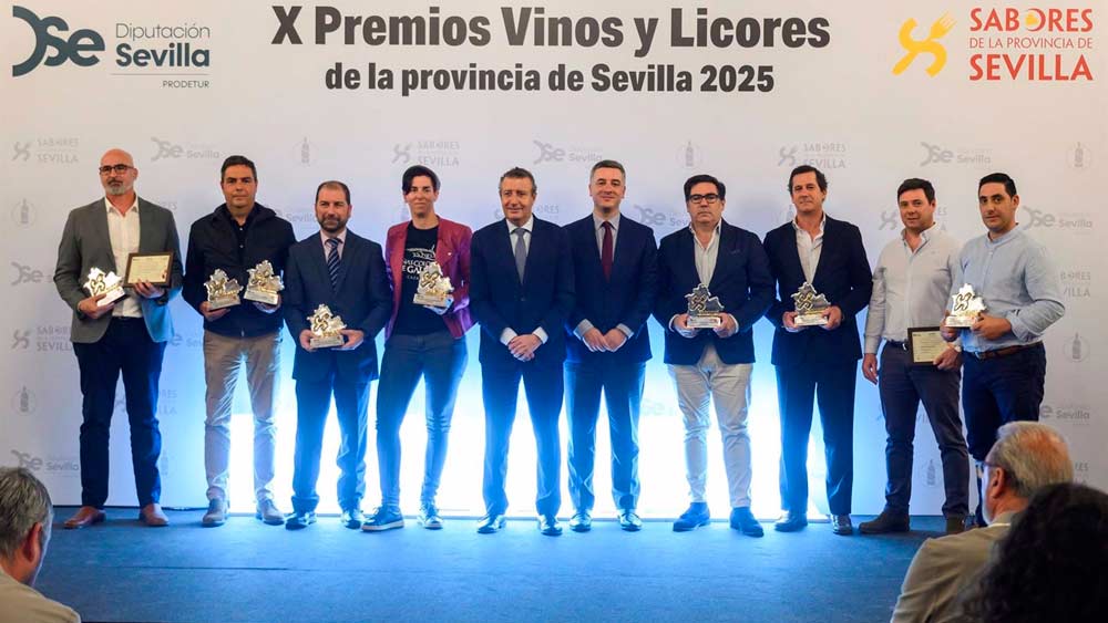 Entrega de galardones a los mejores vinos y licores de la provincia. - Diputación de Sevilla