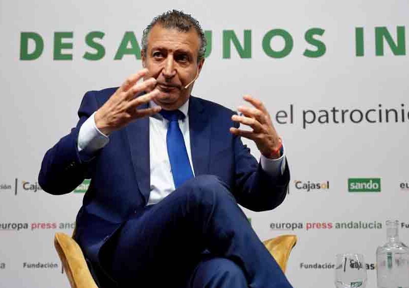 Javier Fernández en el desayuno de Europa Press Andalucía en la Fundación Cajasol - María José López / Europa Press