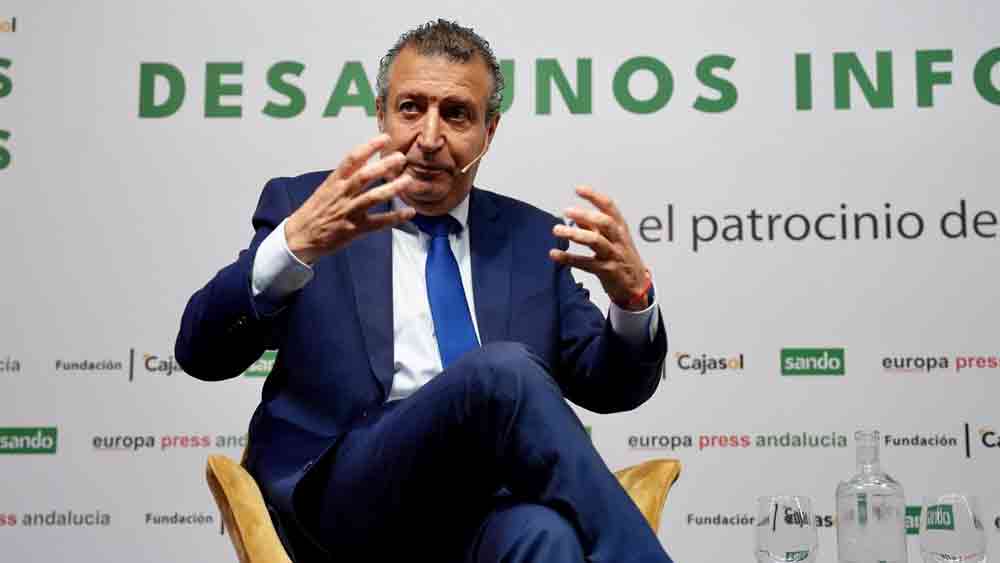 Javier Fernández en el desayuno de Europa Press Andalucía en la Fundación Cajasol - María José López / Europa Press