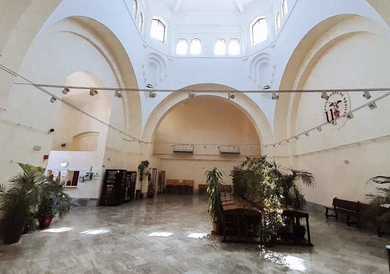 Imagen del interior del pabellón de Uruguay - Universidad de Sevilla