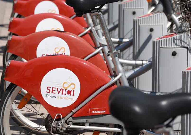 Bicicletas del servicio municipal Sevici del Ayuntamiento de Sevilla. - Rocío Ruz / Europa Press