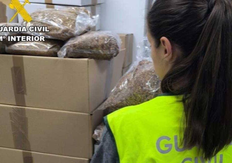 Imagen del tabaco intervenido - Guardia Civil