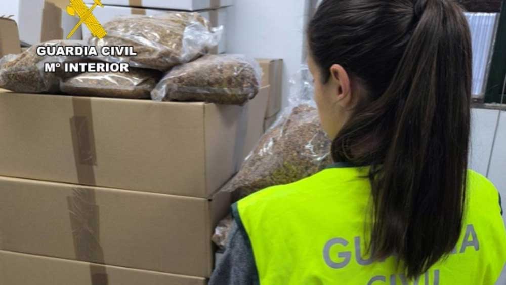 Imagen del tabaco intervenido - Guardia Civil
