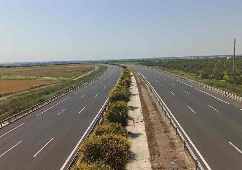 Tramo de la SE-40. - Europa Press